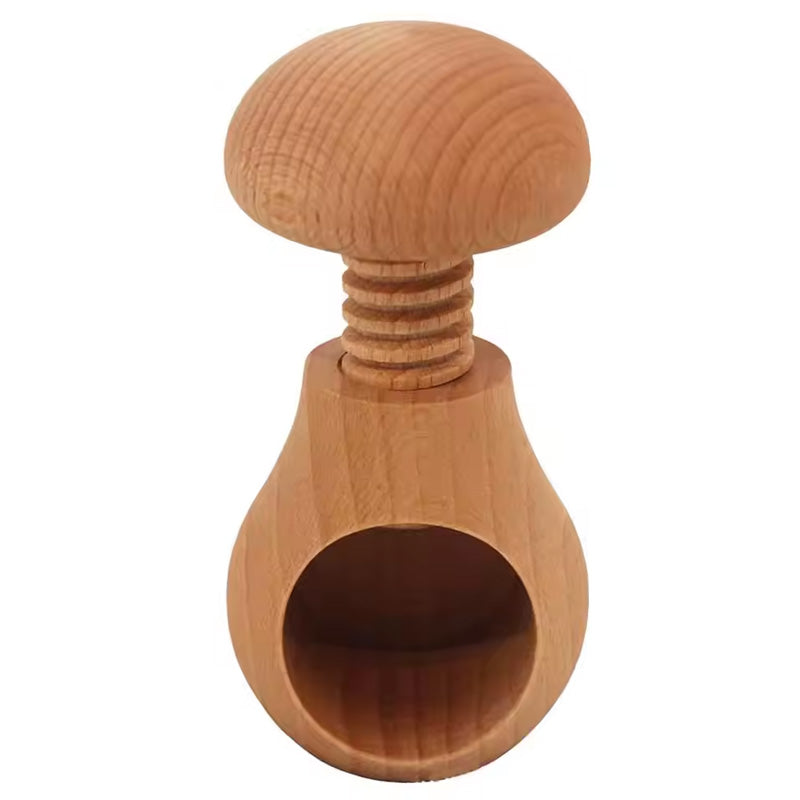 New Mushroom-Shaped Multifunctional Nutcracker: Adjustable Tongs for Walnuts, Pecans & More – Easy Home Kitchen Use