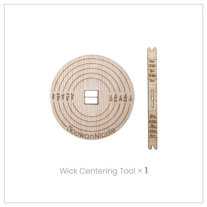 Quick Magnetic Candle Wick Centering Tool & Holder – For Candle Making