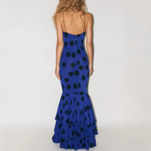 Women's Chiffon Dot Cake Dress