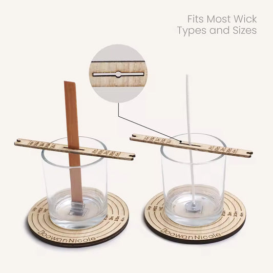 Quick Magnetic Candle Wick Centering Tool & Holder – For Candle Making