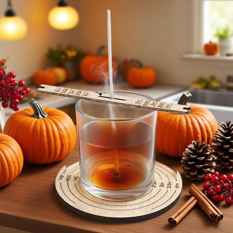 Quick Magnetic Candle Wick Centering Tool & Holder – For Candle Making