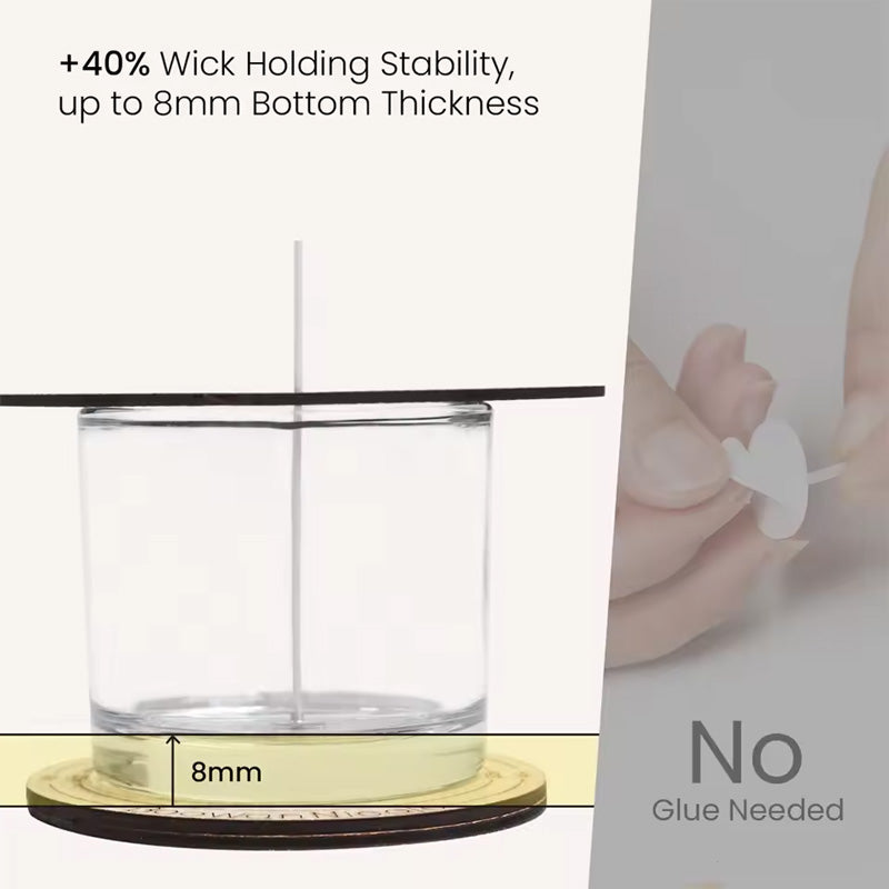 Quick Magnetic Candle Wick Centering Tool & Holder – For Candle Making
