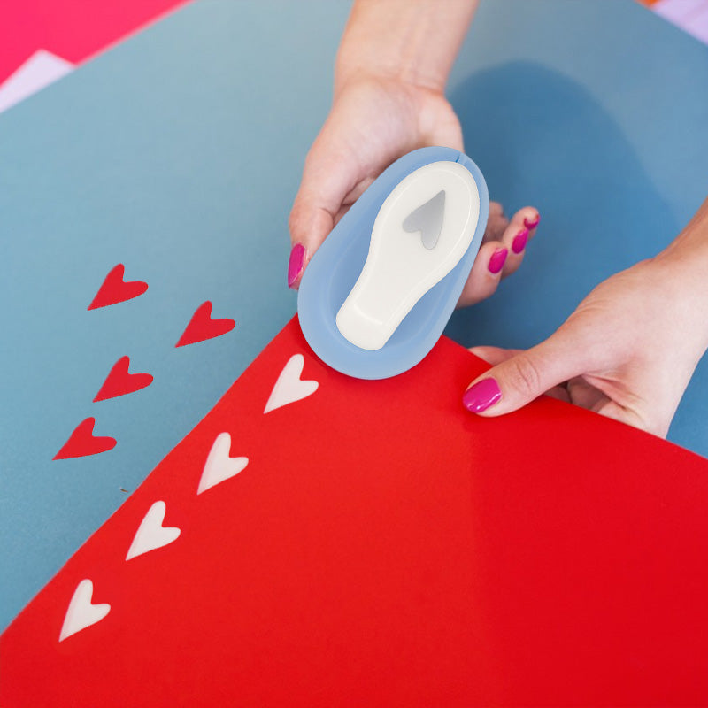Handheld Stamp-Shaped Punchers – Round Hole, Tooth-Shaped Manual Punching Tools