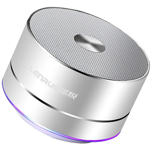 LENRUE Portable Wireless Bluetooth Speaker Stereo Portable Led Speakers with Built Mic MP3 MINI Subwoof Smart Column Loudspeaker