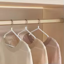 20 pcs Of Non-Marking Metal Clothes Hangers – Heavy-Duty, Non-Slip, Thick Adult Hangers for Home, Wardrobe & Laundry Storage