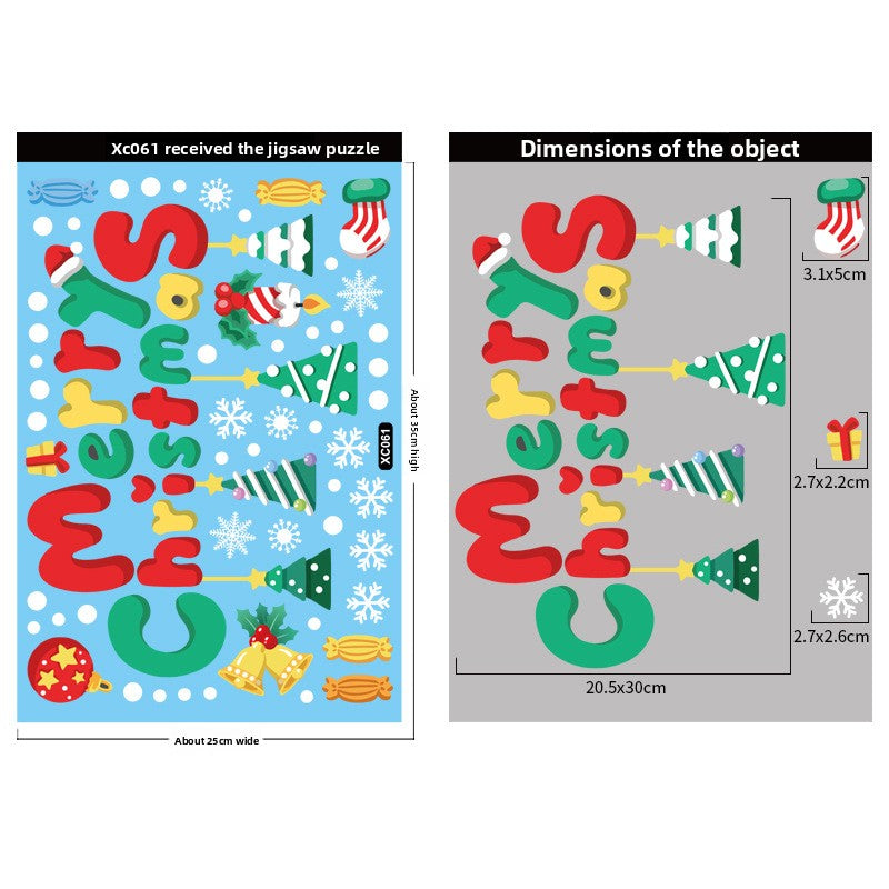 Christmas Decoration Snowflake Stickers