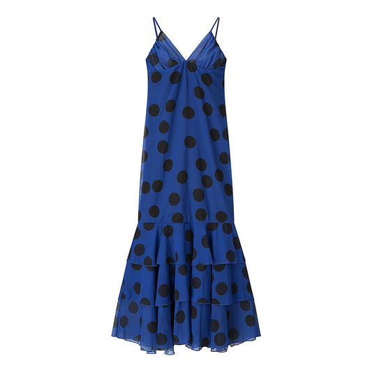 Women's Chiffon Dot Cake Dress