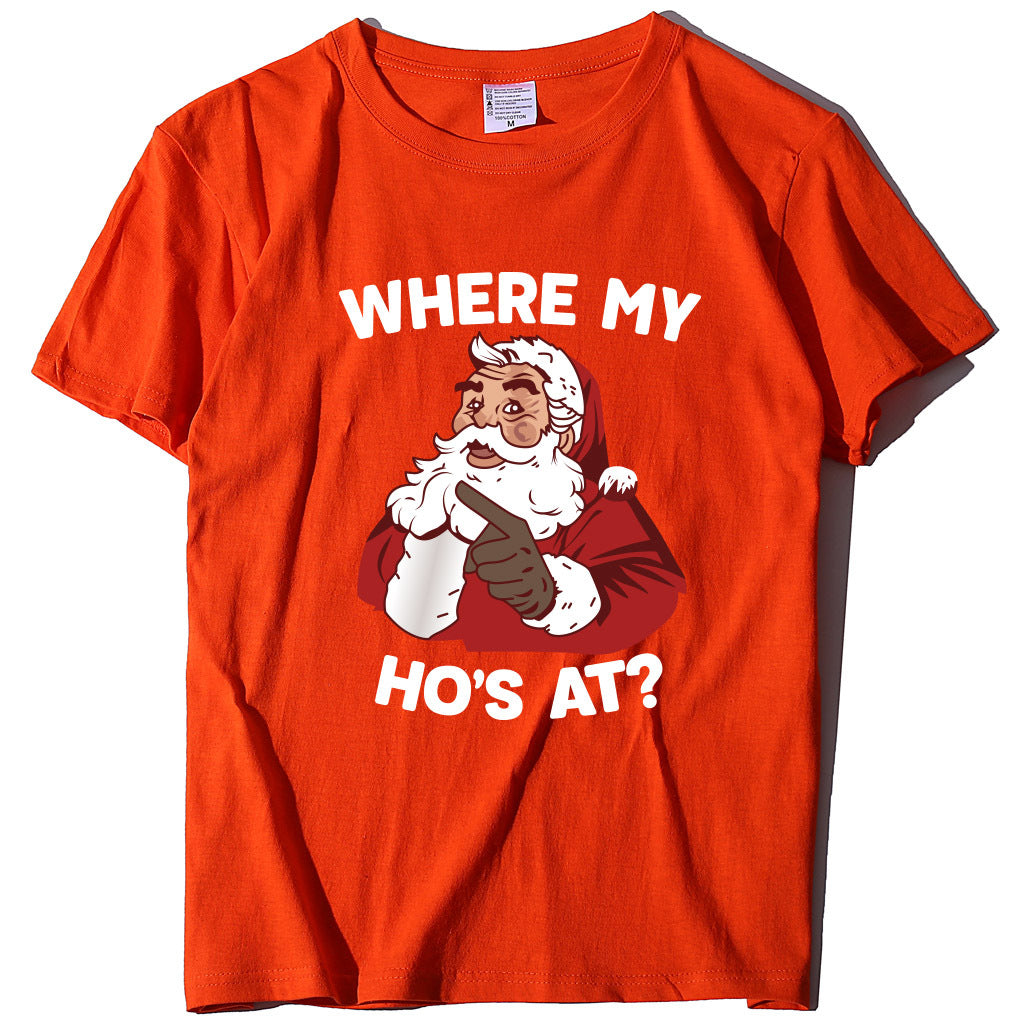 Santa Claus where my ho's at T-shirt