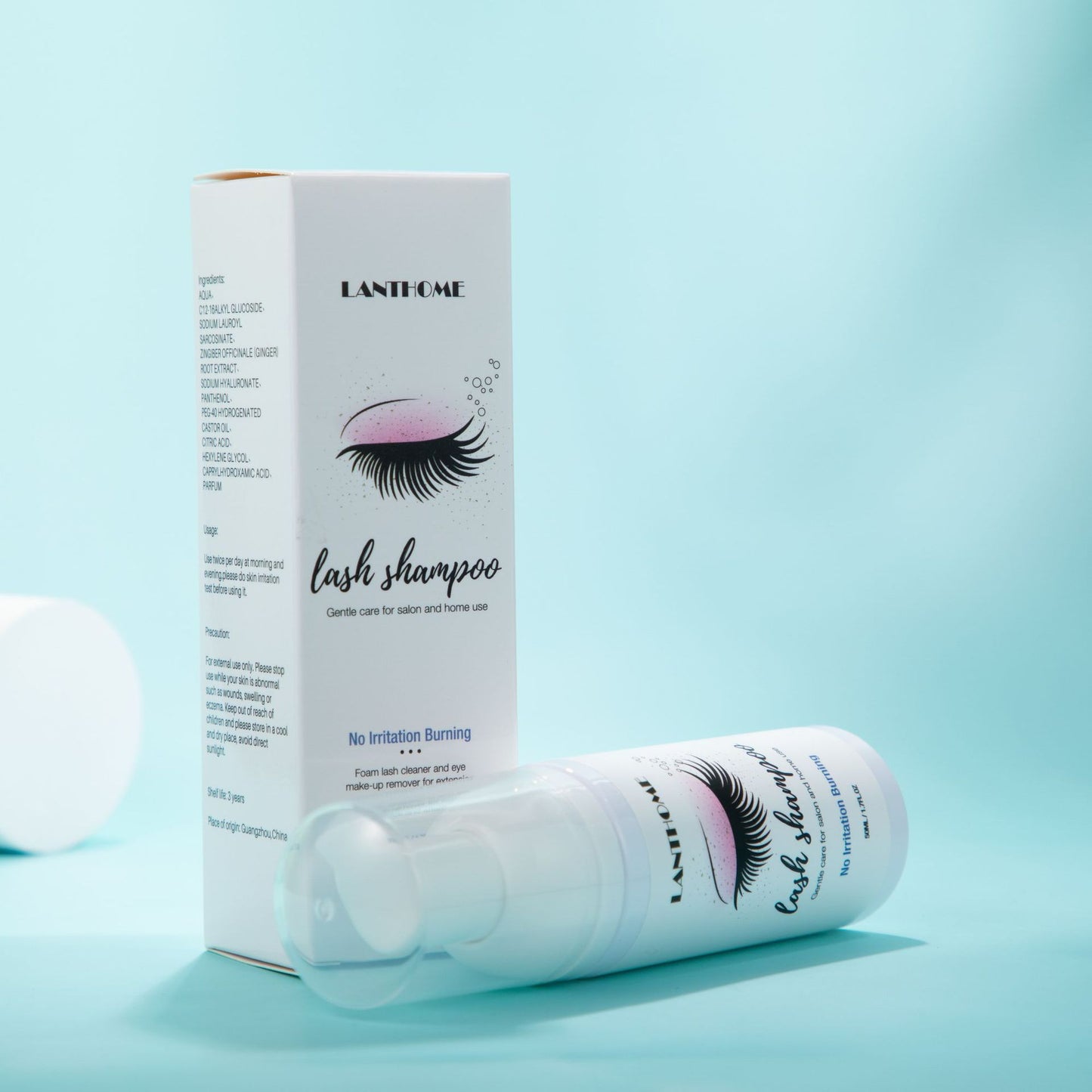 Lian Biquan Eyelash Shampoo Cleansing Eyelash Makeup Remover Mousse Lash Eyelash Shampoo