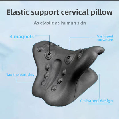 C-Type Magnet Massage Pillow