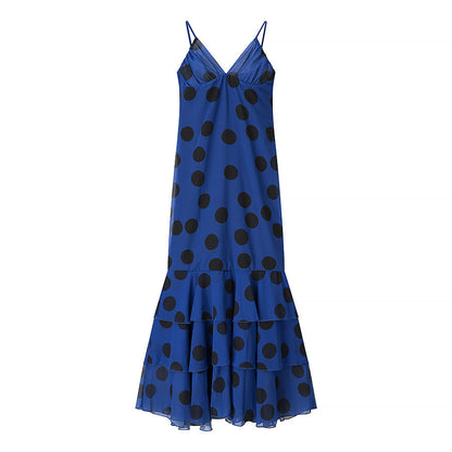 Women's Chiffon Dot Cake Dress