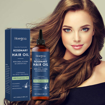 Rosemary Hair Care Oil Nourishes, Strengthens, Smoothes And Improves Scalp Massage Treatment Essence