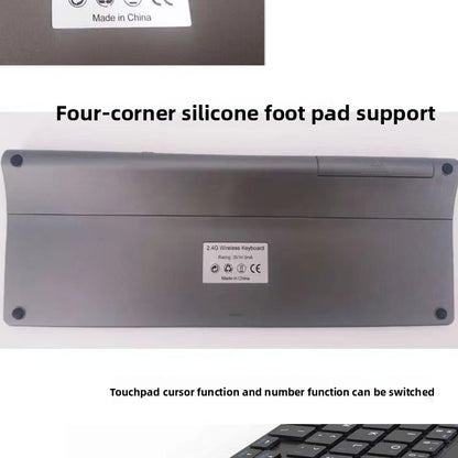 Wireless Bluetooth Mini Keyboard with Touch and Digital Pad