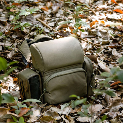 Portable Nylon Binocular Chest Pack: Foldable, Multi-Pocket for Hunting/Hiking, Fits Night Vision Goggles
