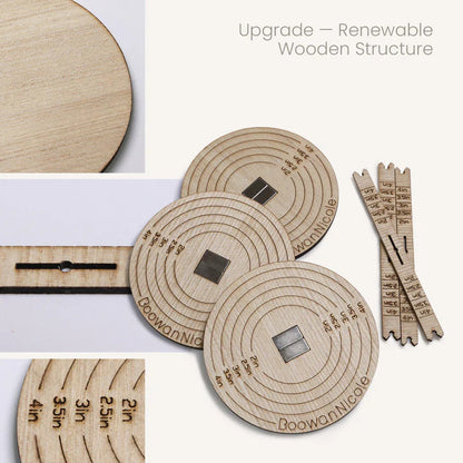Quick Magnetic Candle Wick Centering Tool & Holder – For Candle Making