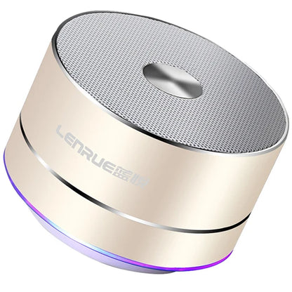 LENRUE Portable Wireless Bluetooth Speaker Stereo Portable Led Speakers with Built Mic MP3 MINI Subwoof Smart Column Loudspeaker