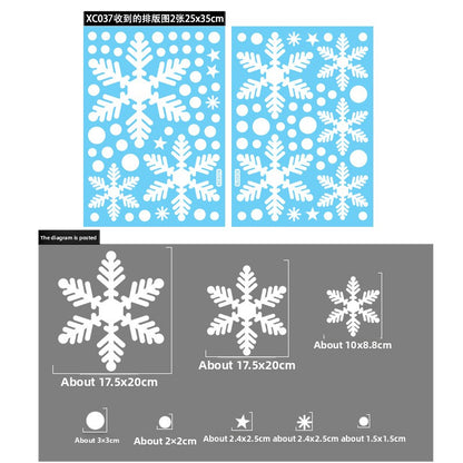 Christmas Decoration Snowflake Stickers