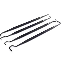 3PCS Double-End Mini Wire Brush Set – Stainless Steel, Brass & Nylon Cleaning Brushes for Rust, Metal & Detail Polishing