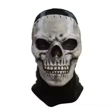 Halloween Horror Ghost Skull Mask – Call of Duty MW2 Latex Helmet | Cosplay, Party & Masquerade Prop