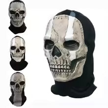 Halloween Horror Ghost Skull Mask – Call of Duty MW2 Latex Helmet | Cosplay, Party & Masquerade Prop